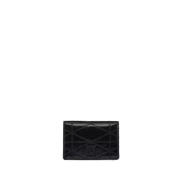 Mcm Mini Card Wallet With Quilted Bavarian Diamonds - NWT - Picture 1 of 3